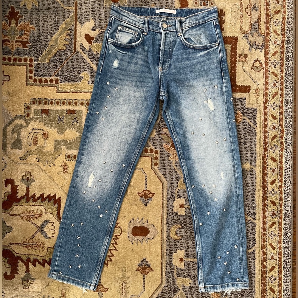 Star Studded Zara Jeans!